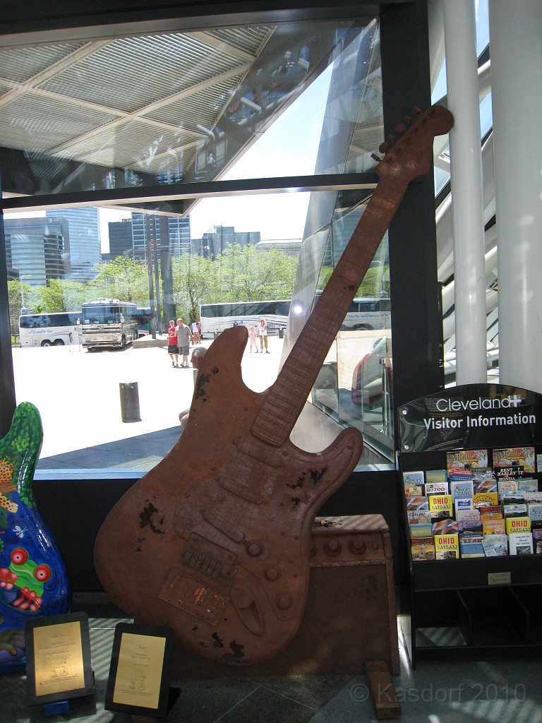 Rock n Roll Hall of Fame 2010 170.jpg - The Rock 'N Roll Hall of Fame in Cleveland Ohio. We made a day trip visit May 30, 2010. Bigger than I expected, with lots to see.